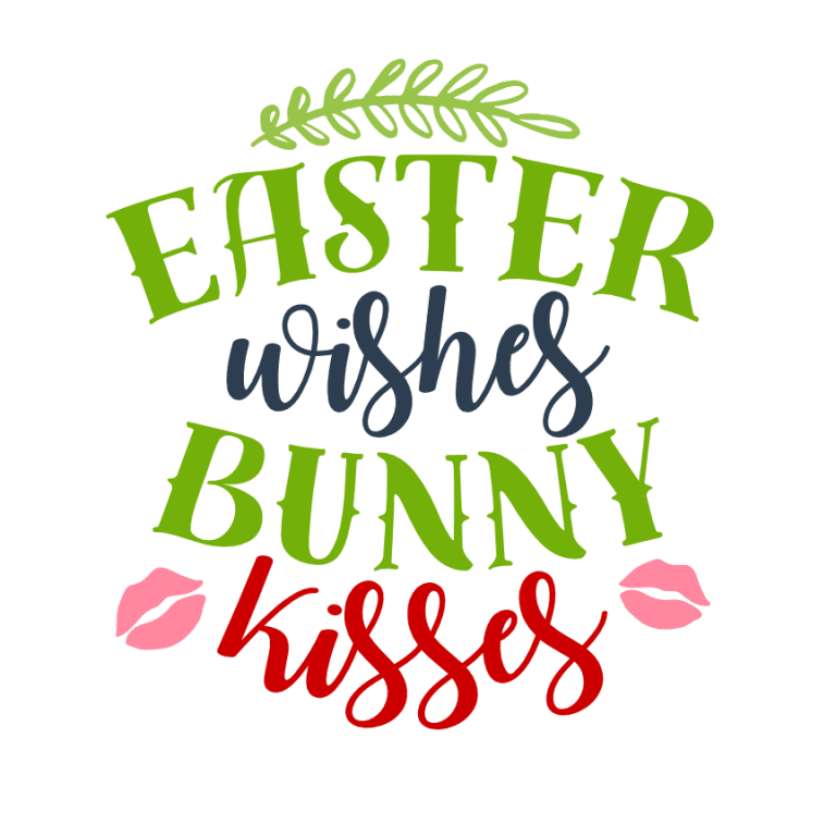 Bunny Kisses Easter Sublimation Png Svg File Download - vrogue.co