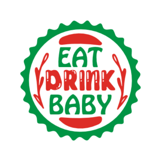 eat-drink-baby-christmas-free-svg-file-SvgHeart.Com