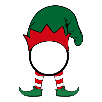 elf-hat-legs-monogram-christmas-free-svg-file-SvgHeart.Com