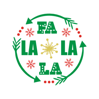 fa-la-la-la-christmas-free-svg-file-SvgHeart.Com