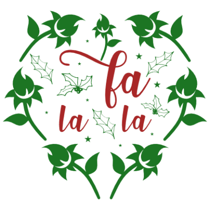 fa-la-la-santa-christmas-free-svg-file-SvgHeart.Com