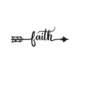 Faith Arrow, Religious Free Svg File - SVG Heart