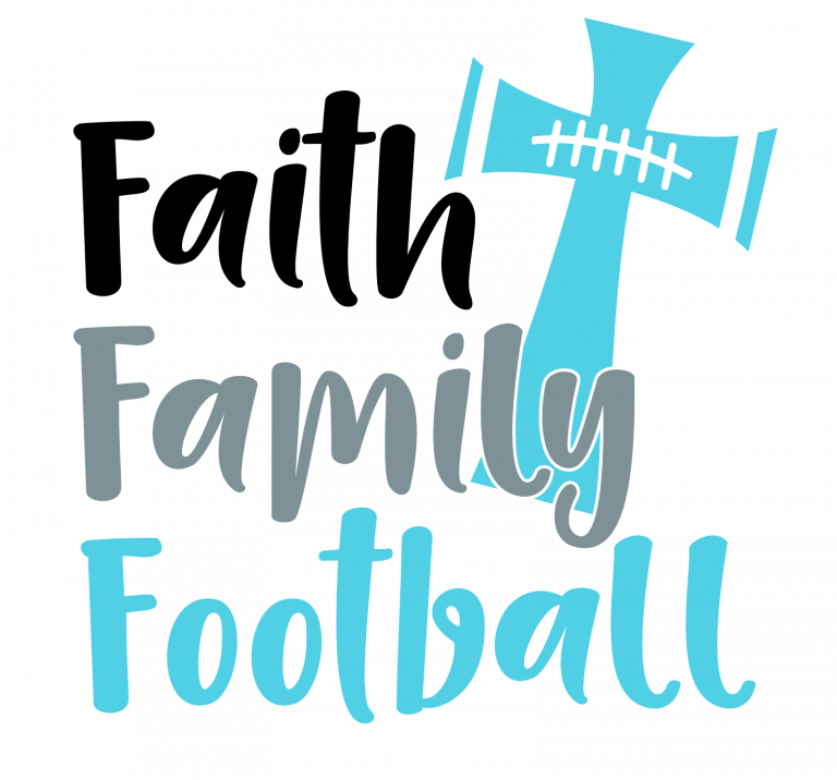 Faith Family Football Free Svg File - SVG Heart