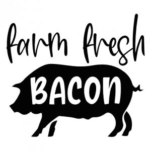 Farm Fresh Bacon, Cooking Free Svg File - SVG Heart