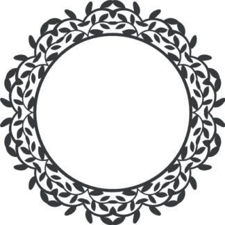 floral-decorative-circle-monogram-frame-free-svg-file-SvgHeart.Com
