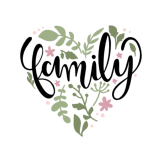 floral-family-heart-shape-sign-free-svg-file-SvgHeart.Com