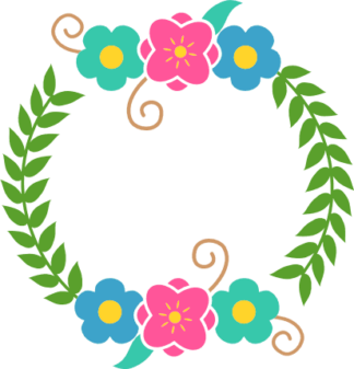 floral-wreath-decorative-free-svg-file-SvgHeart.Com