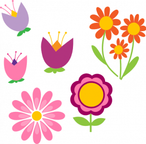 flowers and blooms bundle, spring, decorative free svg file - SVG Heart