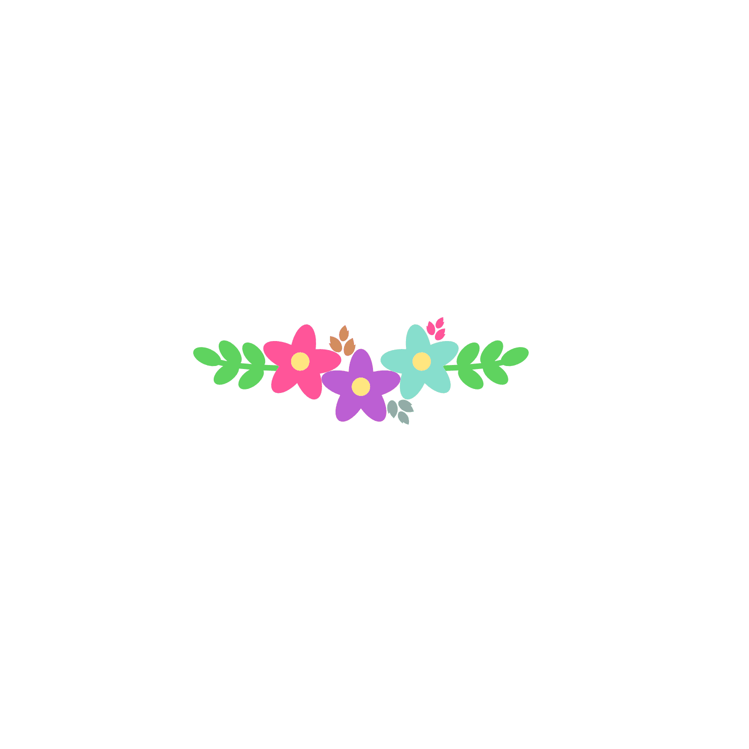Rose Flower Bloom And Leaves - free svg file for members - SVG Heart