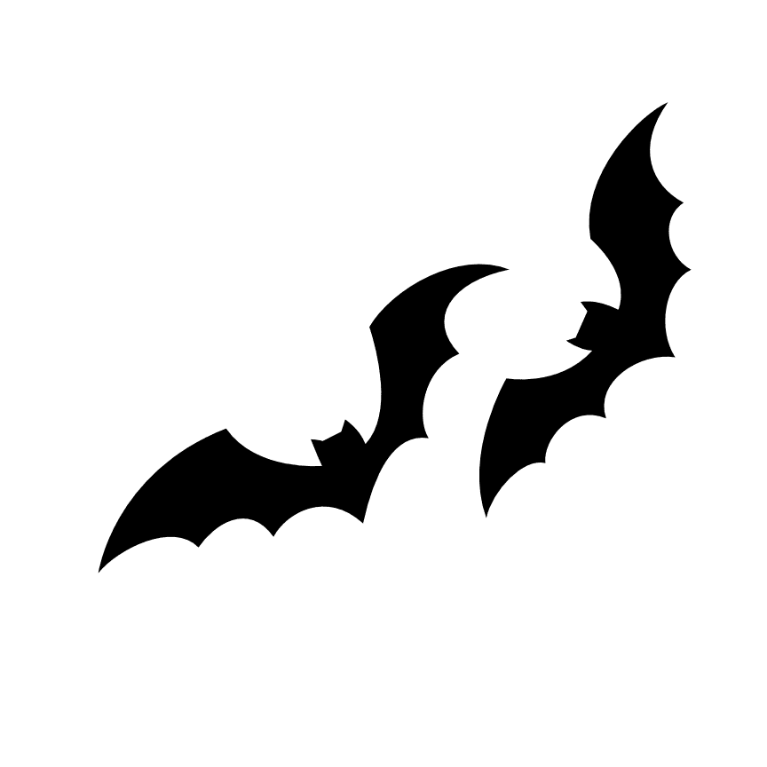 Ícones de halloween bat em SVG, PNG, AI para baixar.