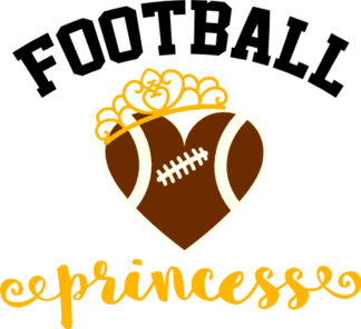 football-princess-heart-shape-ball-with-crown-sport-girl-free-svg-file-SvgHeart.Com