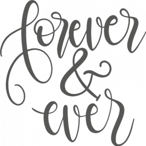 forever and ever, wedding free svg file - SVG Heart