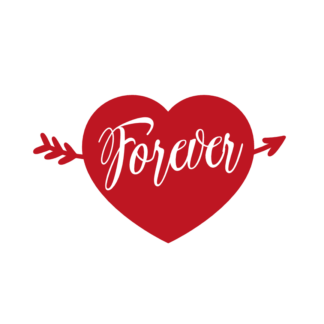 forever-arrow-heart-valentines-day-free-svg-file-SvgHeart.Com