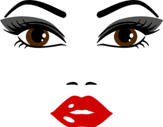 girl-face-with-makeup-eyeshadow-free-svg-file-SvgHeart.Com