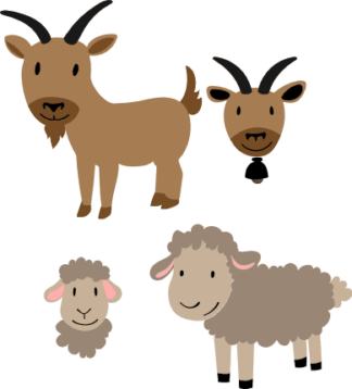 goat-and-sheep-farm-animal-free-svg-file-SvgHeart.Com