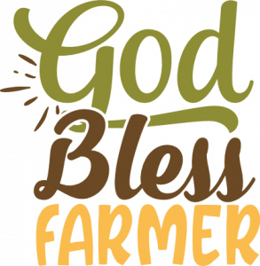 god bless farmer, farm house free svg file - SVG Heart