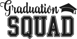 graduation squad, sign, cap, school free svg file - SVG Heart