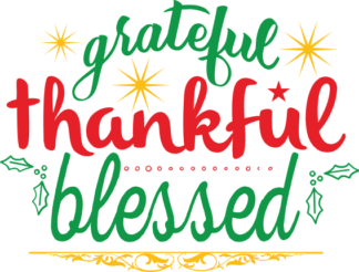 grateful-thankful-blessed-thanksgiving-day-free-svg-file-SvgHeart.Com