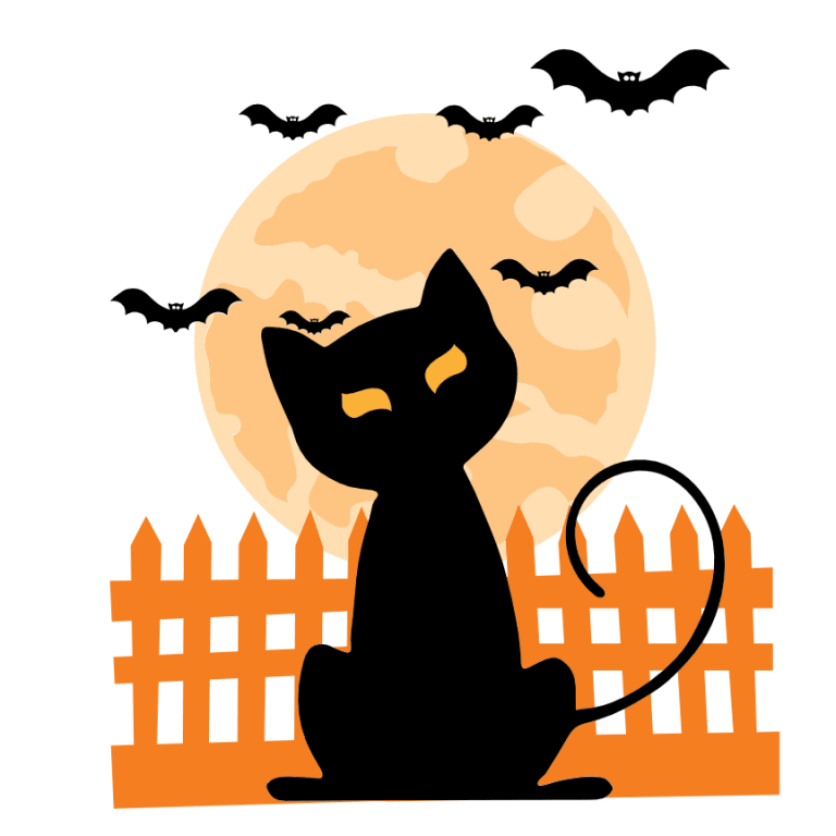 Halloween Cat, Horror Free Svg File - SVG Heart