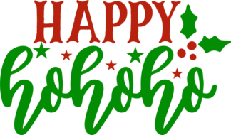 happy-hohoho-christmas-free-svg-file-SvgHeart.Com