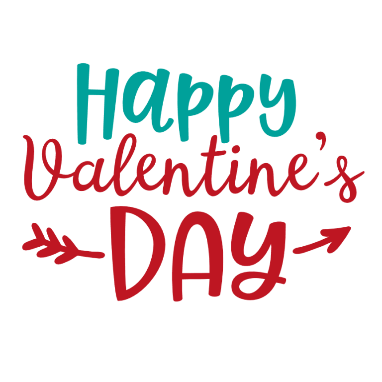 Happy Valentine's Day, Love Free Svg File - SVG Heart