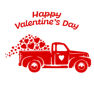 happy-valentines-day-love-truck-with-hearts-free-svg-file-SvgHeart.Com