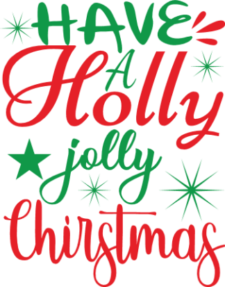 have-a-holly-jolly-christmas-holiday-free-svg-file-SvgHeart.Com