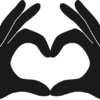 heart-hand-silhouette-free-svg-file-SvgHeart.Com