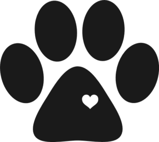 heart-paw-silhouette-dog-pet-lover-free-svg-file-SvgHeart.Com