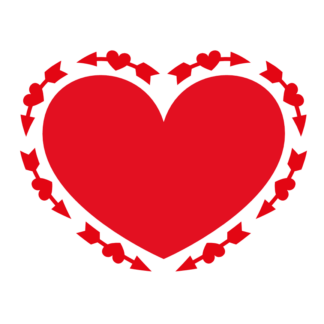 heart-shape-arrow-love-free-svg-file-SvgHeart.Com
