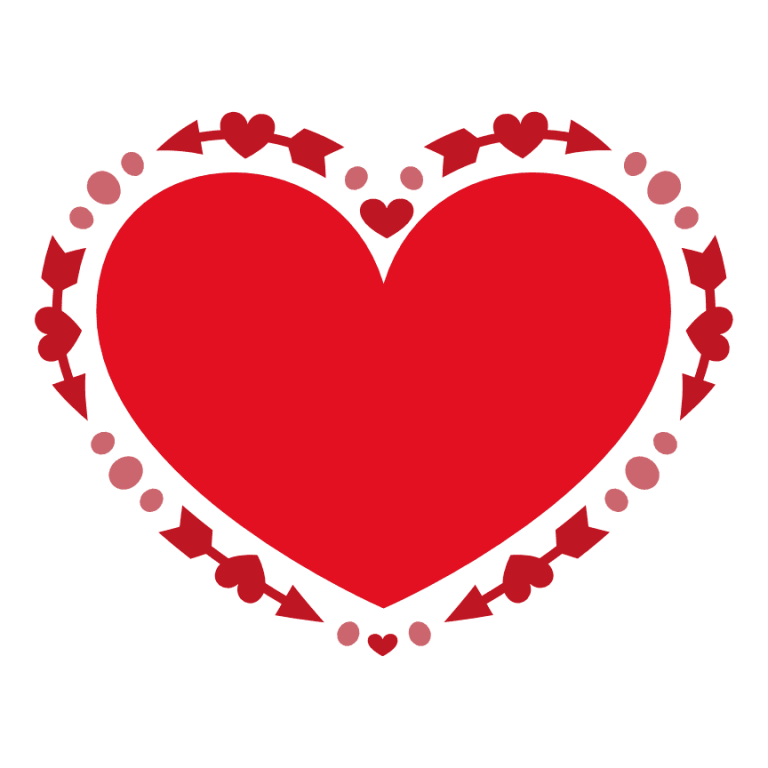 Heart Shape With Arrow Valentines Day Love Free Svg File Svg Heart 2916