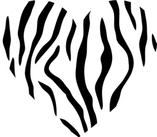 heart-zebra-stripes-pattern-africa-free-svg-file-SvgHeart.Com
