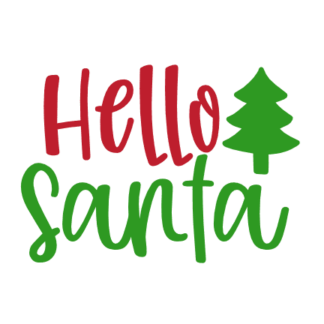 hello-santa-christmas-free-svg-file-SvgHeart.Com
