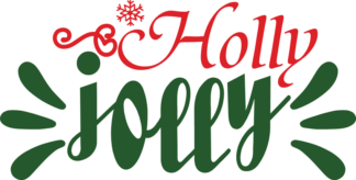 holly-jolly-christmas-free-svg-file-SvgHeart.Com