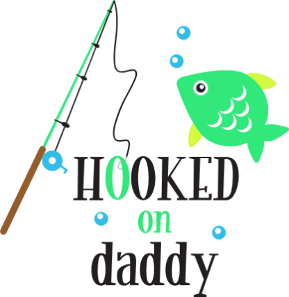 hooked-on-daddy-fisherman-fishing-free-svg-file-SvgHeart.Com