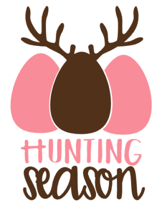hunting-season-egg-and-deer-antlers-free-svg-file-SvgHeart.Com