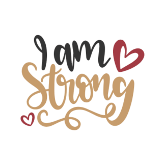 i-am-strong-heart-free-svg-file-SvgHeart.Com