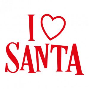 I Love Santa, Christmas Free Svg File - SVG Heart