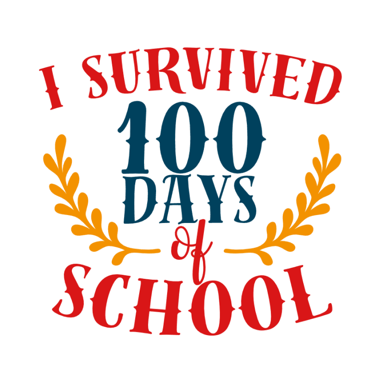 I Survived 100 Days Of School Vacation Free Svg File Svg Heart 