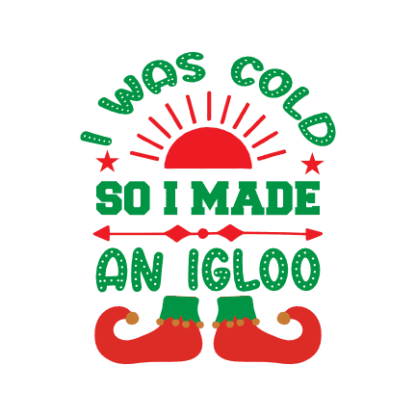 i-was-cold-so-i-made-an-igloo-christmas-free-svg-file-SvgHeart.Com