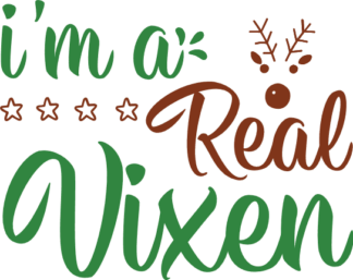 im-a-real-vixen-reindeer-christmas-free-svg-file-SvgHeart.Com