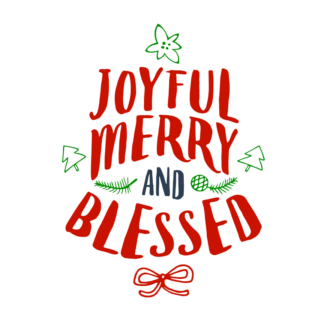 joyful-merry-and-blessed-christmas-free-svg-file-SvgHeart.Com