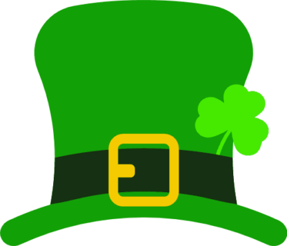 leprechaun-hat-with-clover-leaf-st-patricks-day-free-svg-file-SvgHeart.Com