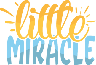 little-miracle-new-born-baby-onesie-free-svg-file-SvgHeart.Com