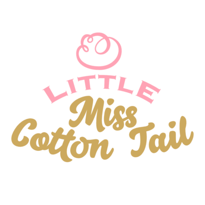 Little Miss Cotton Tail, Baby Girl Onesie, Easter Free Svg File - SVG Heart