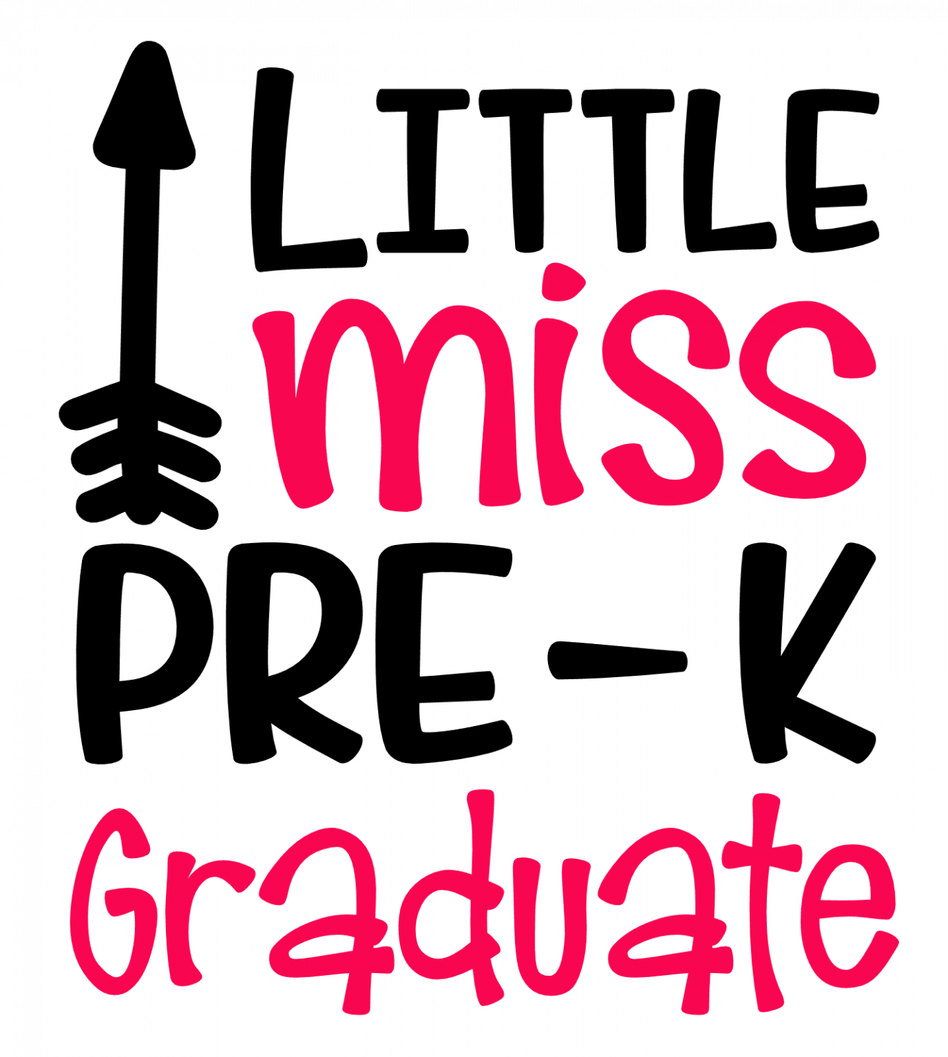 Little Miss Pre K Graduate Free Svg File Svg Heart 4465