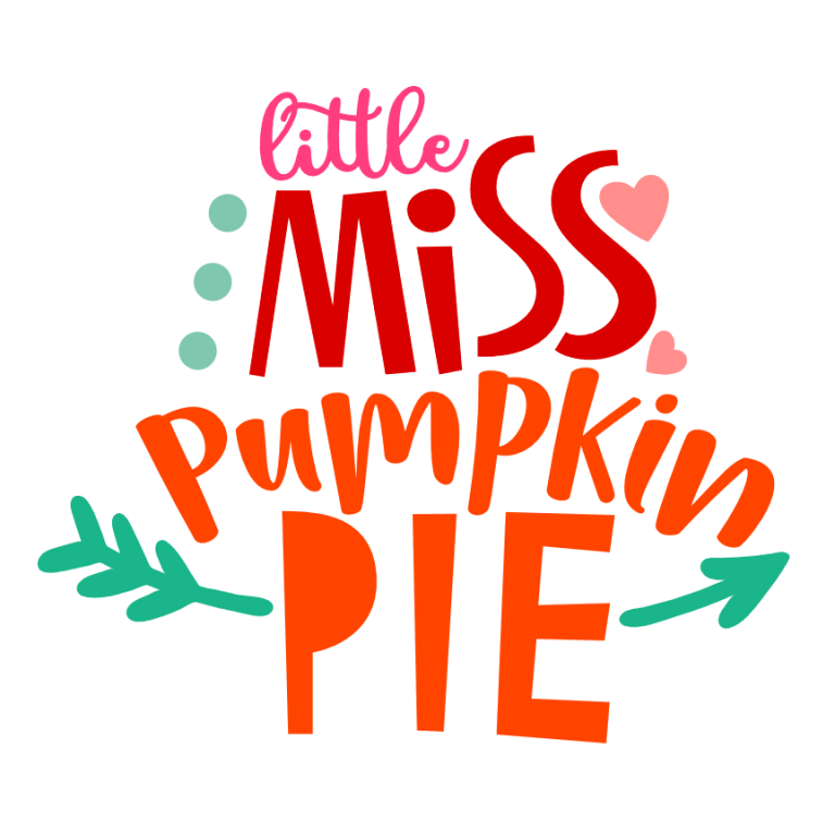 Little Miss Pumpkin Pie, Halloween Free Svg File - SVG Heart