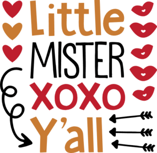 little-mister-xoxo-yall-hugs-and-kisses-valentines-day-free-svg-file-SvgHeart.Com