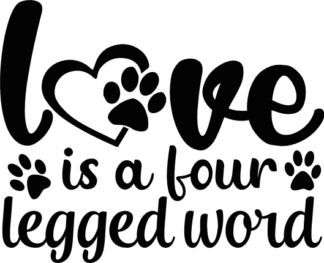 love-is-a-four-legged-word-paws-pet-lover-free-svg-file-SvgHeart.Com