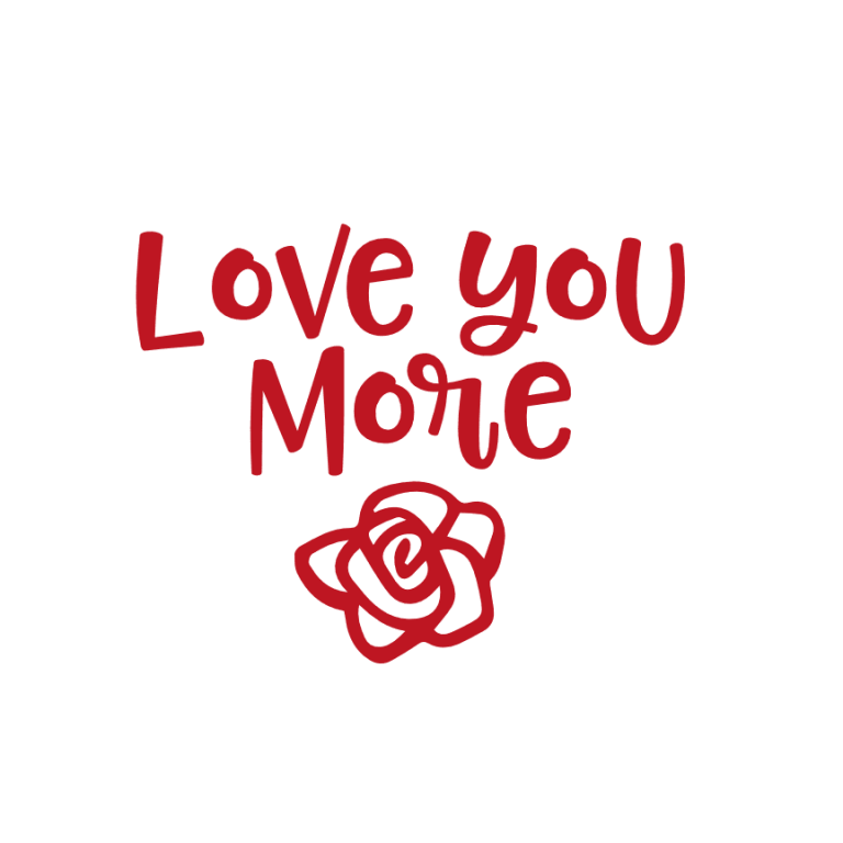 Love You More Valentines Day Free Svg File Svg Heart